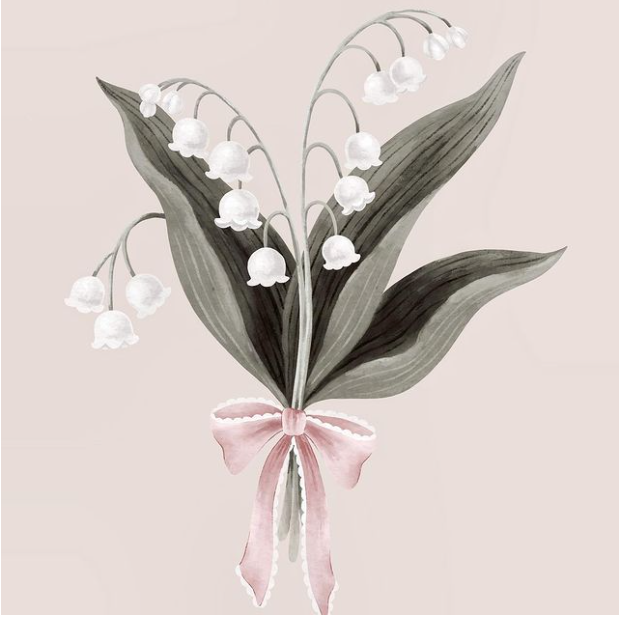 lily of the valley muguet, premier mai  first May Petidoux 