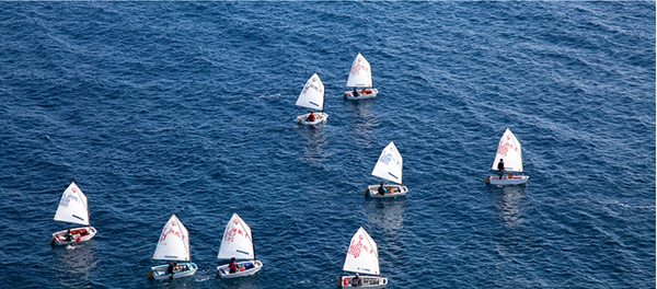 Petidoux Sailing opti boat 
