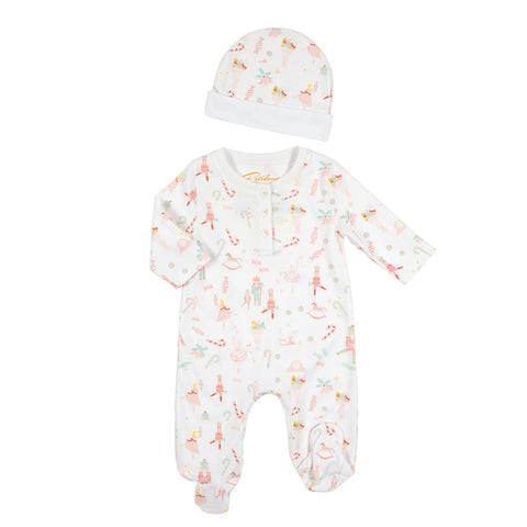 Clara & the Sugar Plum Fairy  Baby Onesie + Hat