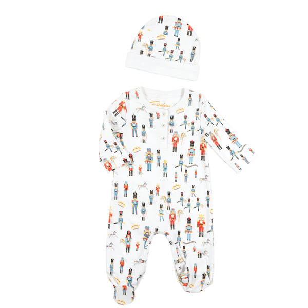 Nutcracker & toy soldiers Baby Onesie+ Hat