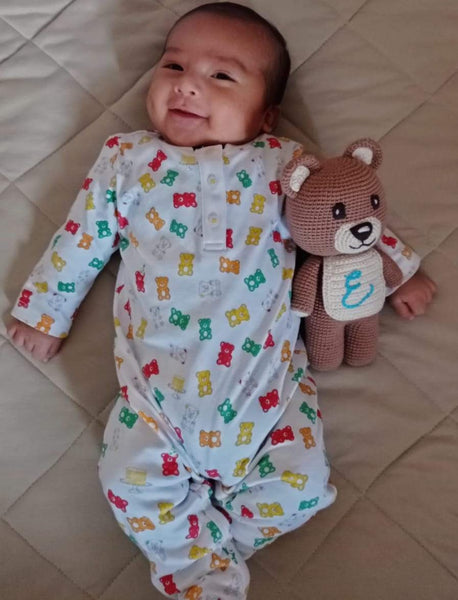 Gummy bears party onesie and hat baby boy girl sweet cute colorful candies happy Petidoux