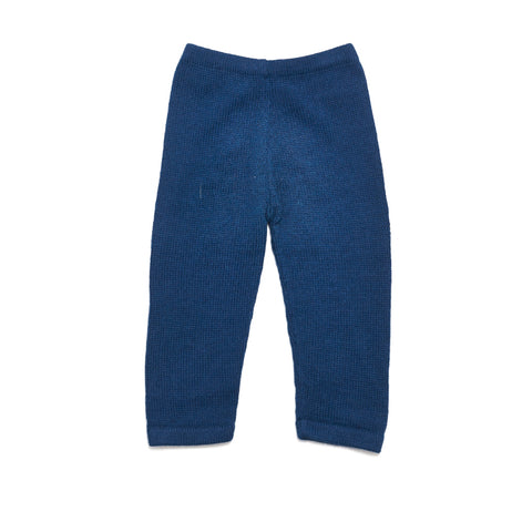 Blue alpaca leggings pants Petidoux