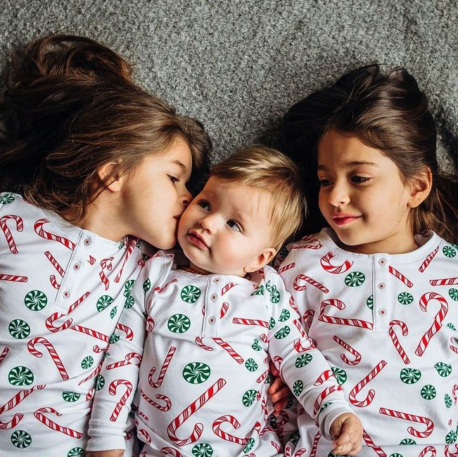 Candy Cane Matching Family Pajamas