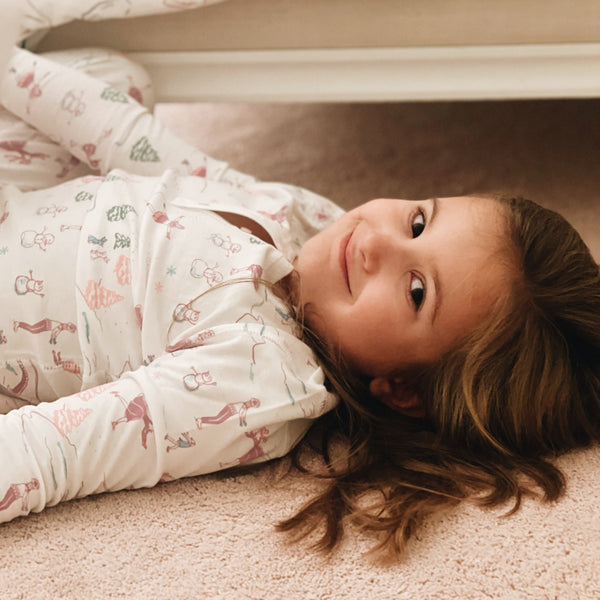 Ice-skating in Central Park pajamas Petidoux 