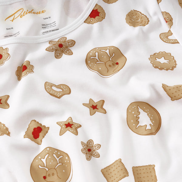 Christmas cookies pajamas loungewear woman lady  Petidoux