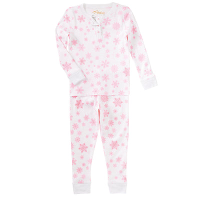 Pink Snowflakes – Kids’ Pajamas