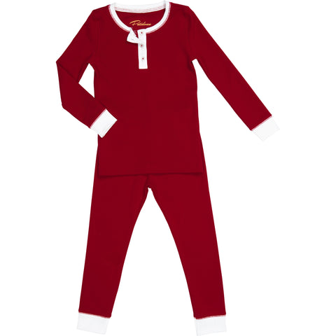 Christmas Red – Kids’ Organic Cotton Pajamas