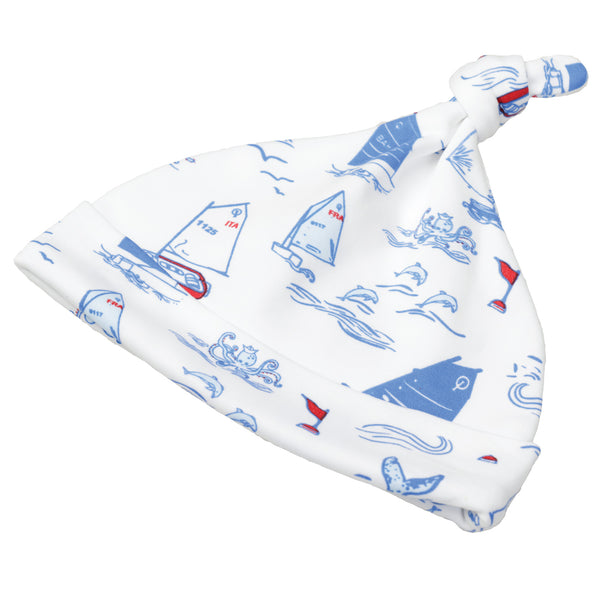  Regatta Baby onesie with hat cute summer sailing gift present newborn water ocean sea blue favorite cute cutest soft chemical-free Petidoux