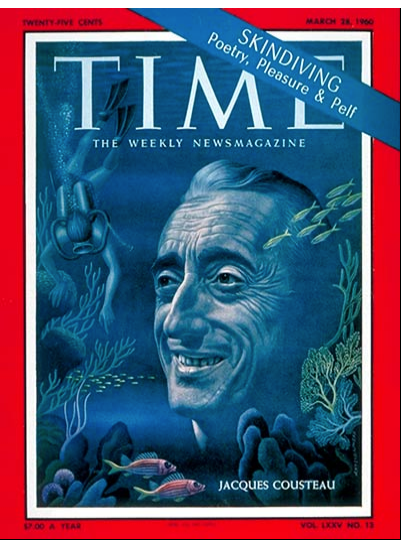 Jacques Cousteau under the sea print inspiration Petidoux