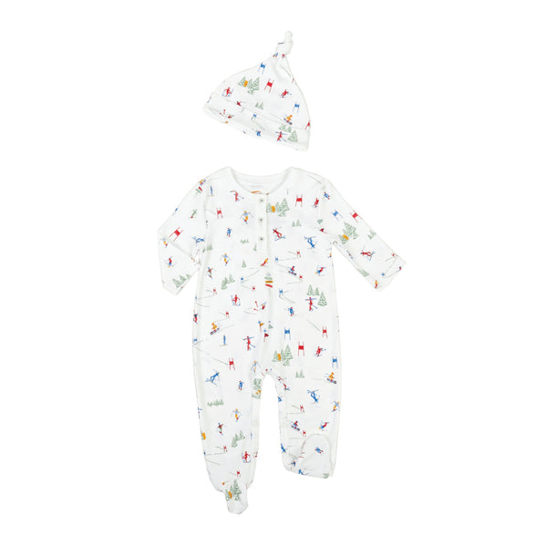 onesie hat baby ski skiing christmas winter snow snowing cute gift newborn present warm quality favorite best great Petidoux