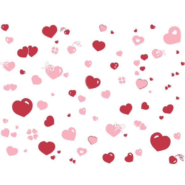 Valentine day woman girl love hearts jammies pjs pajamas long sleeve valentine Petidoux gift present happy best quality cotton cute lovely favorite family mom close-up details