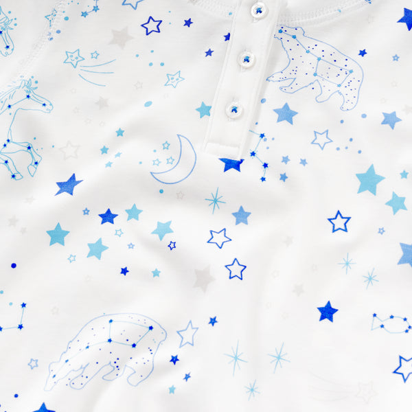stars boys girls pjs pajamas gift present cute best quality great cute Petidoux twinkle  close-up details