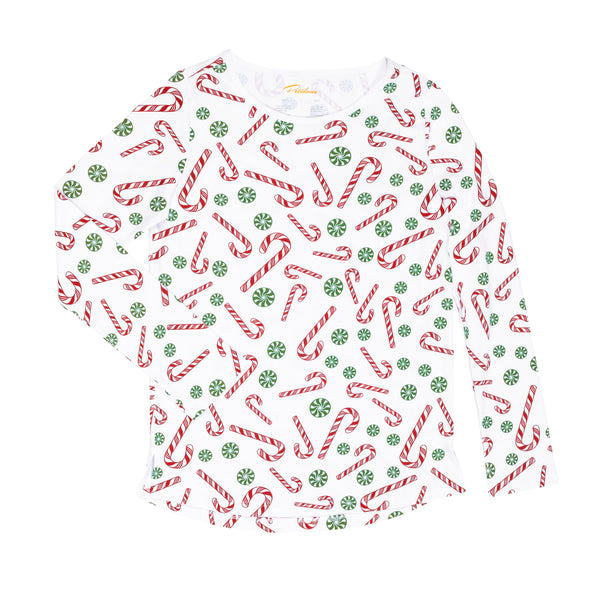 Candy Canes Pajamas Pants Woman