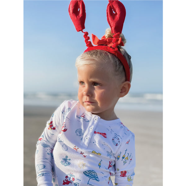 Lobsters beach vacation relaxing starfish Maine soft US states sun sunny favorite best gift long sleeves boys girls Petidoux Nantucket happy boy