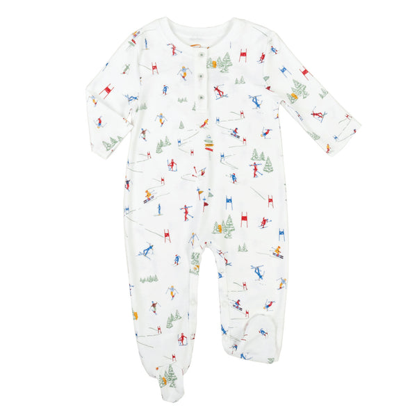 Ski Racing Baby Onesie + Hat baby pajamas layette Petidoux