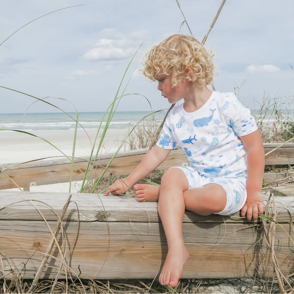 Petidoux boy girl under the sea whales treasury turtles cute soft quality favorite gift present toddler set boy beach