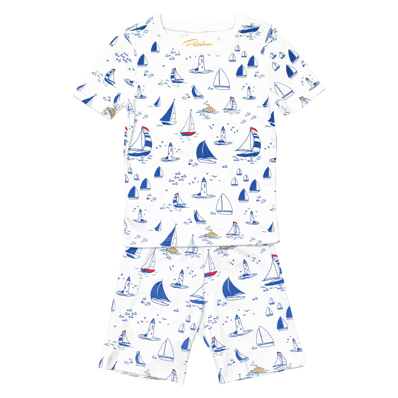 Baby Sleepwear Summer Summer Sleepers For Babies Sailboat Print